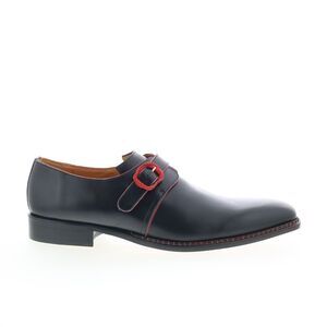 Mezlan Mens Profumo Monk Strap Black Shoes (NWT)